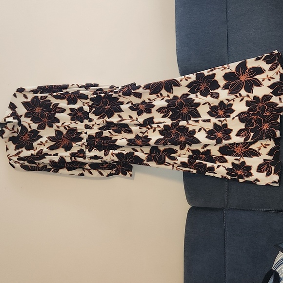 NWT, Alexia Admor Isaliah Floral Long Sleeve Maxi Dress Sz 10 - Picture 2 of 14